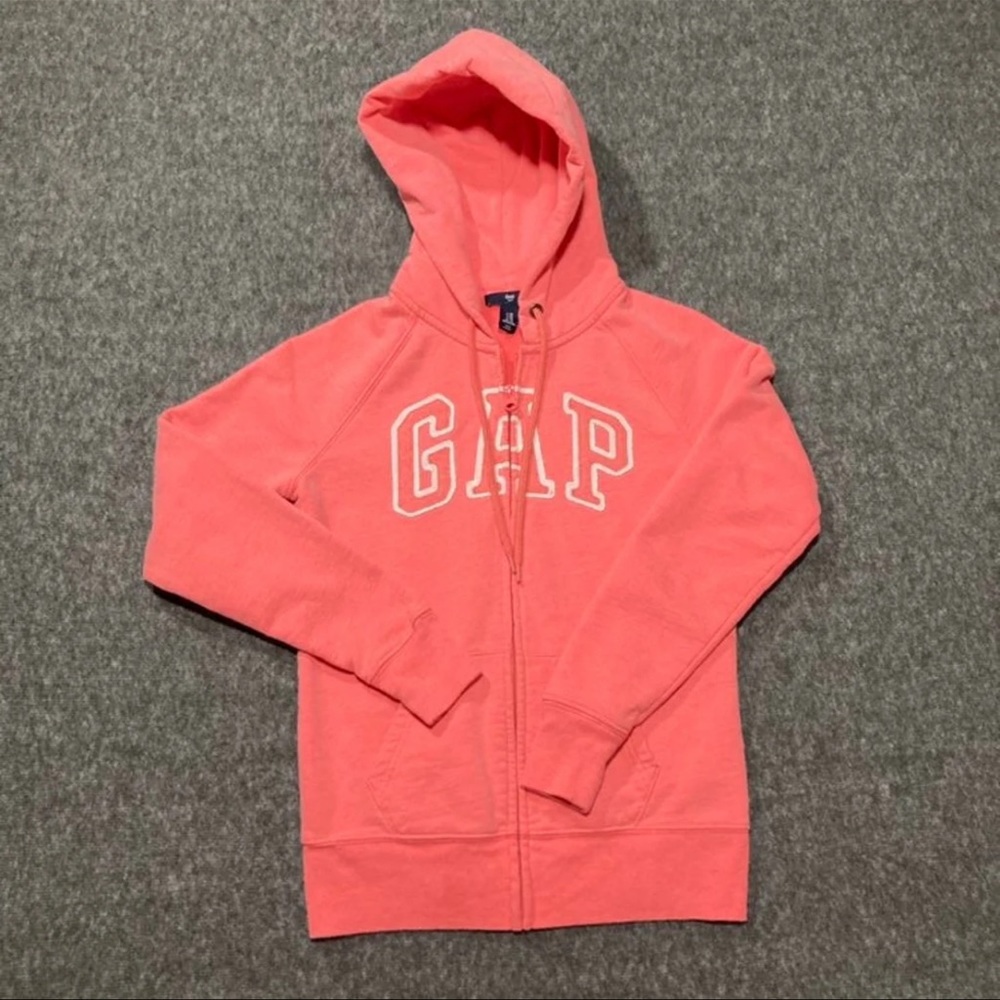 Gap Full Zip Hoodie Peach